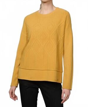 NEW PICADILLY diamond cable top in amber gold